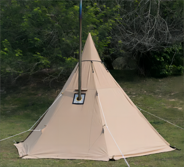 2.4m 2 oppisite doors pyramid camping tent
