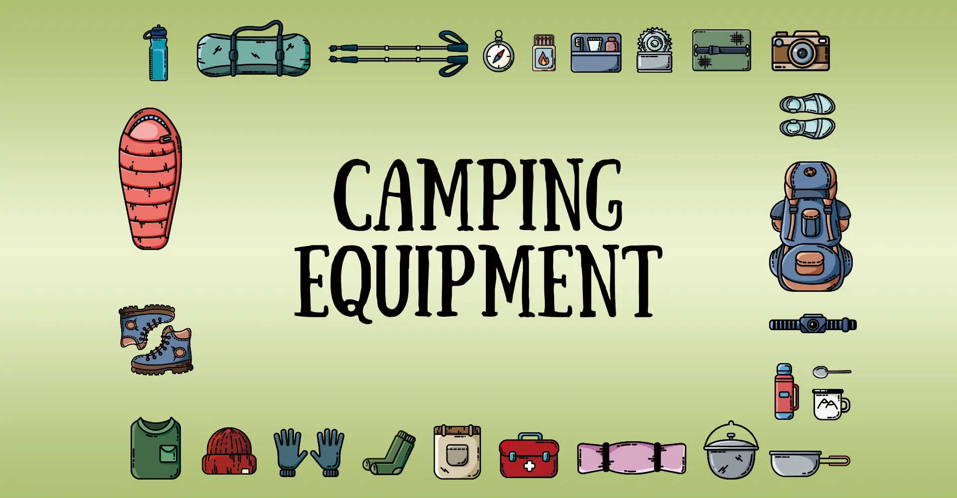 outdoor camping equipment