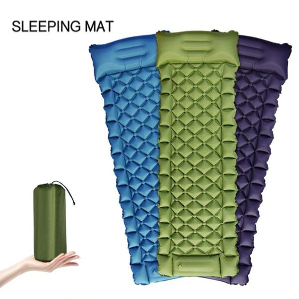 Inflatable camping mat